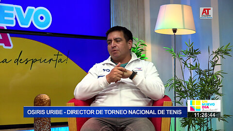 Osiris Uribe -Director de torneo nacional de tenis