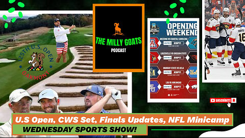 U.S. Open Preview, NFL Minicamps, Stanley Cup is Over, & Historic CWS