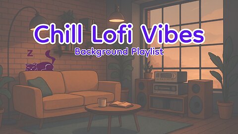🌙 Dreamy Chill Lofi Hip Hop – 50 Min Background Music for Studying, Relaxing, Sleeping ☁️🎧