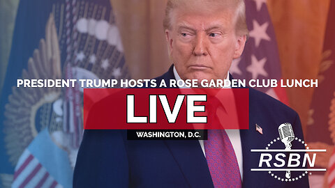 LIVE REPLAY: President Trump Hosts a Rose Garden Club Lunch - 10/21/25