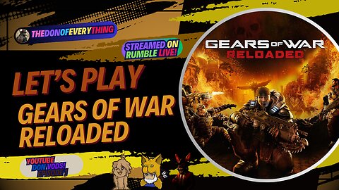 Let's Play Gears Of War Reloaded - Part 1 INSANE DIFFICULTY | LIVE ON RUMBLE (With Other Streamers)!