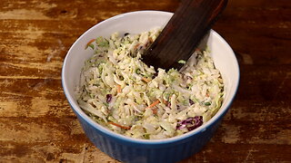 Get the BEST Coleslaw in 10 Minutes or Less!