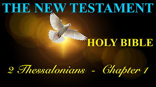 2 Thessalonians - Chapter 1 DAILY BIBLE STUDY {Spoken Word - Text - Red Letter Edition}