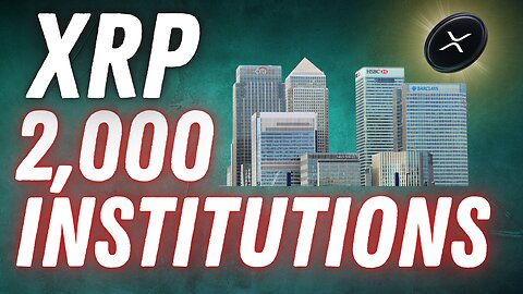 XRP 2,000 LARGE PLAYERS CONFIRM THE TIME IS NOW
