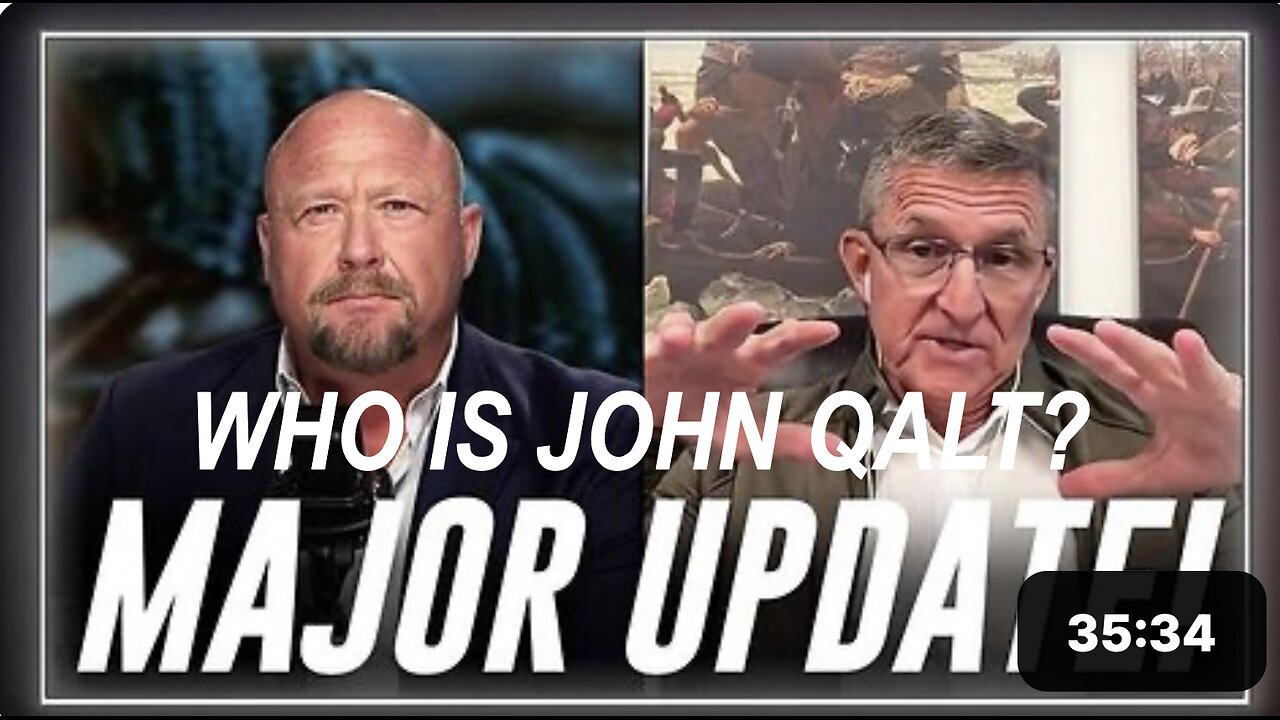 ALEX JONES • GENERAL FLYNN, EXPLOSIVE DEVELOPMENTS OF THE DEEP STATE. WHO IS JOHN QALT?