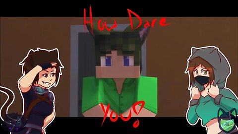 Pulled a Disappearing Act|| Grin reacts to Aphmau ft. Space Bubbles