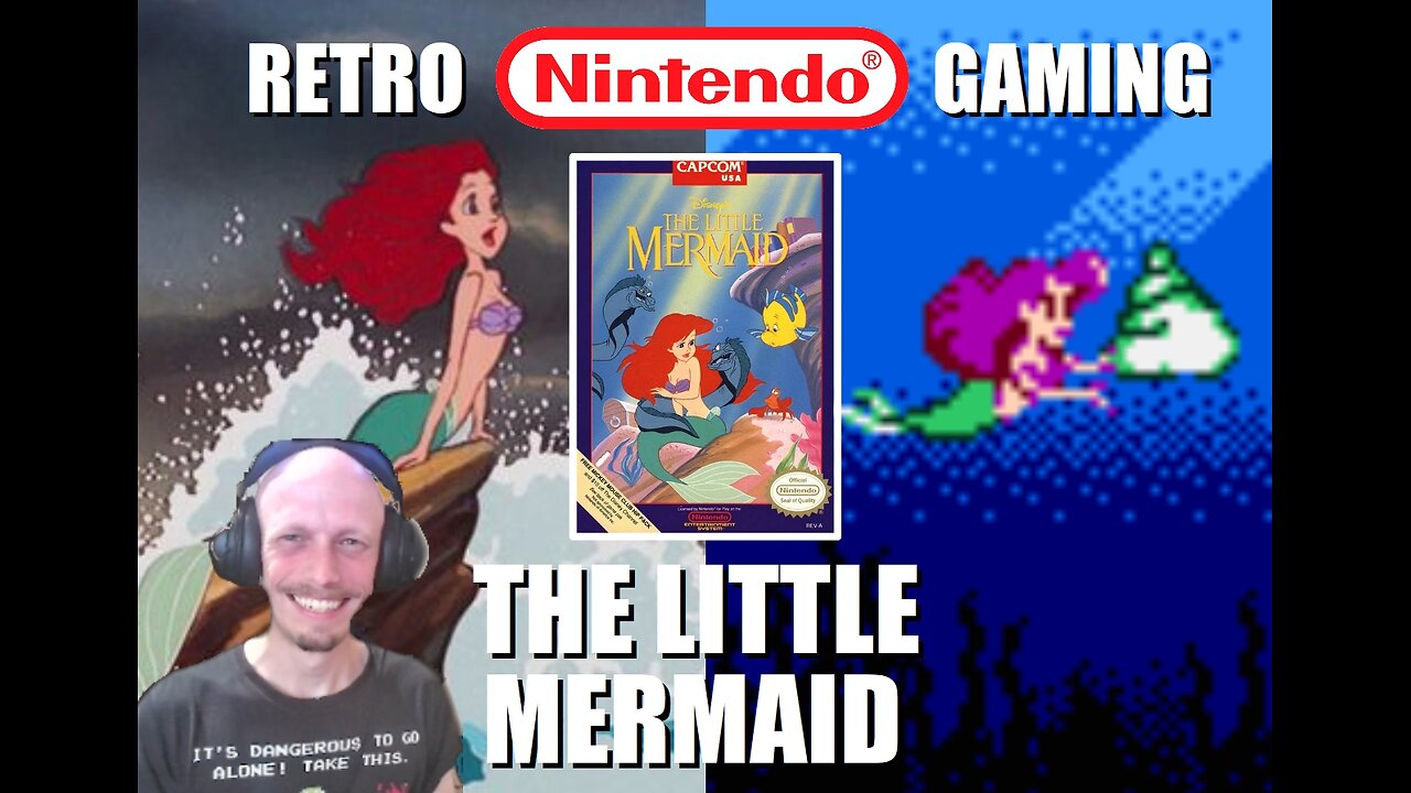 The Little Mermaid (NES): Defeat Ursula with Ariel and BrightGaming in an Undersea Capcom Adventure