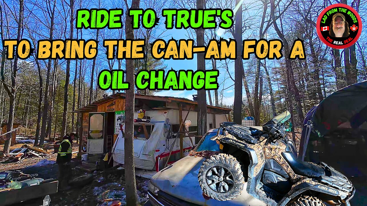 Ride To True's To Bring The Can Am For A Oil Change