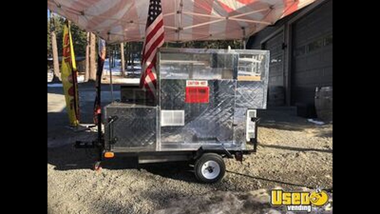 2021 Cargo Mate Enclosed Trailer w/ BBQ Food Vending Cart Business for Sale in Washington!
