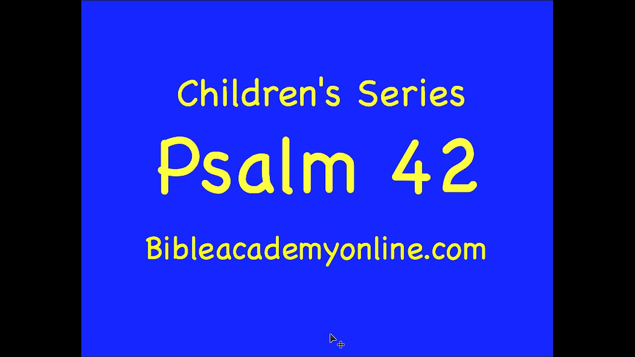 CS Psalm 42