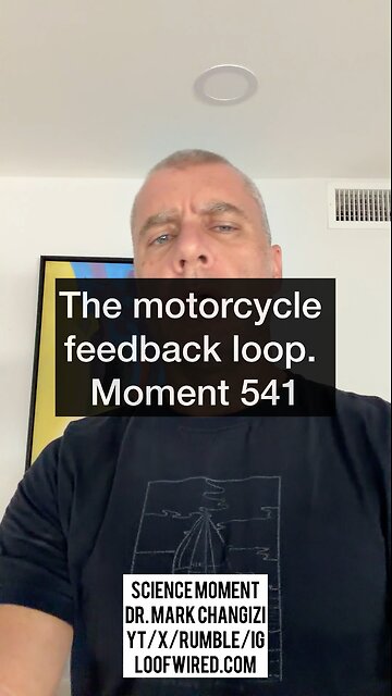The motorcycle feedback loop. Moment 541
