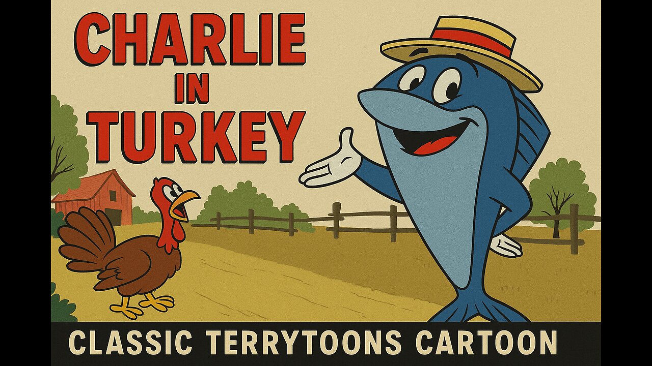 Charlie in Turkey (1958) | Classic Terrytoons Cartoon | Public Domain Animation
