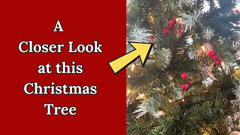 The Best Pre-Lit Christmas Tree with Pinecones and Berries