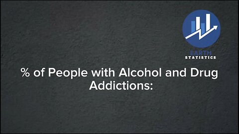 % of People with Alcohol and Drug Addictions