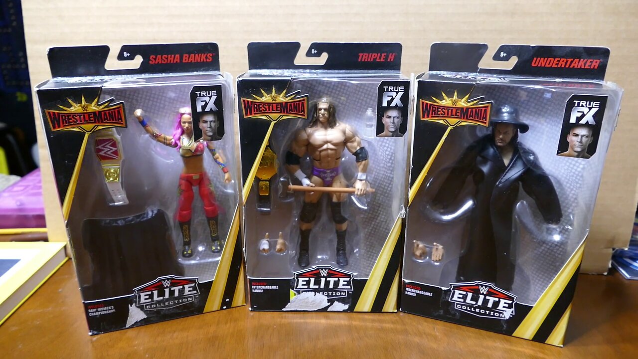 WWE Elite WrestleMania figures