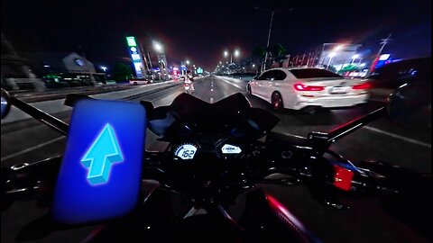 Honda CB 650F Highway Night Ride NFS Style Combastaboyy (feat. Christopher Lawrence)