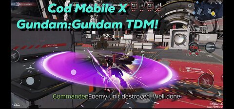 Cod Mobile X Gundam:Gundam TDM Gameplay!