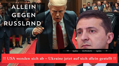 USA wenden sich ab – Ukraine jetzt auf sich allein gestellt?