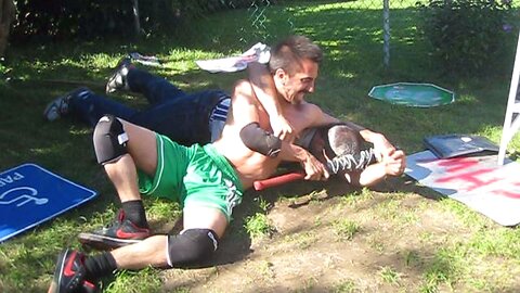 1st Blood Match - Chris Vega VS Innovator - CHW Backyard Wrestling