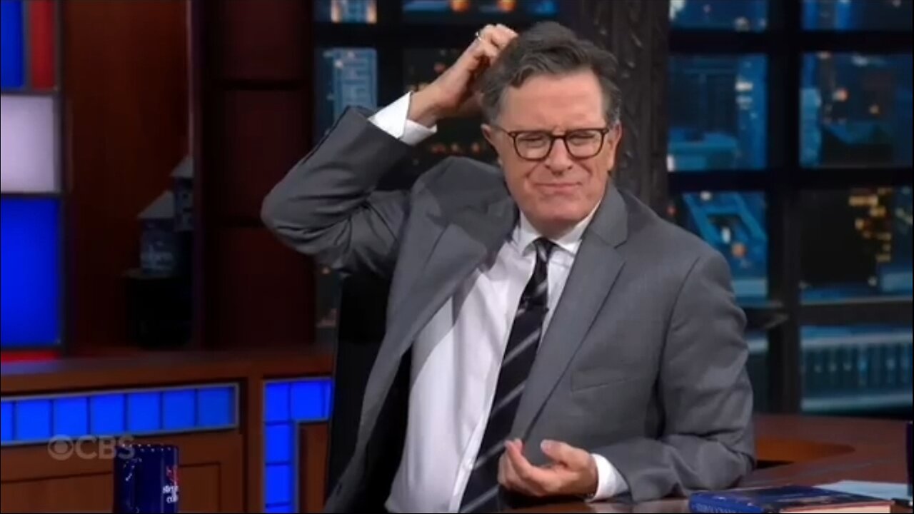 Colbert Gushes Over Kamala, Trashes Trump
