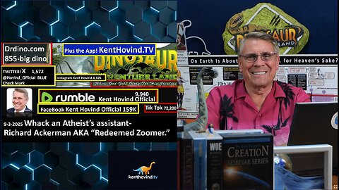 Whack an atheist Atheist assistant - Richard Ackerman AKA Redeemed Zoomer