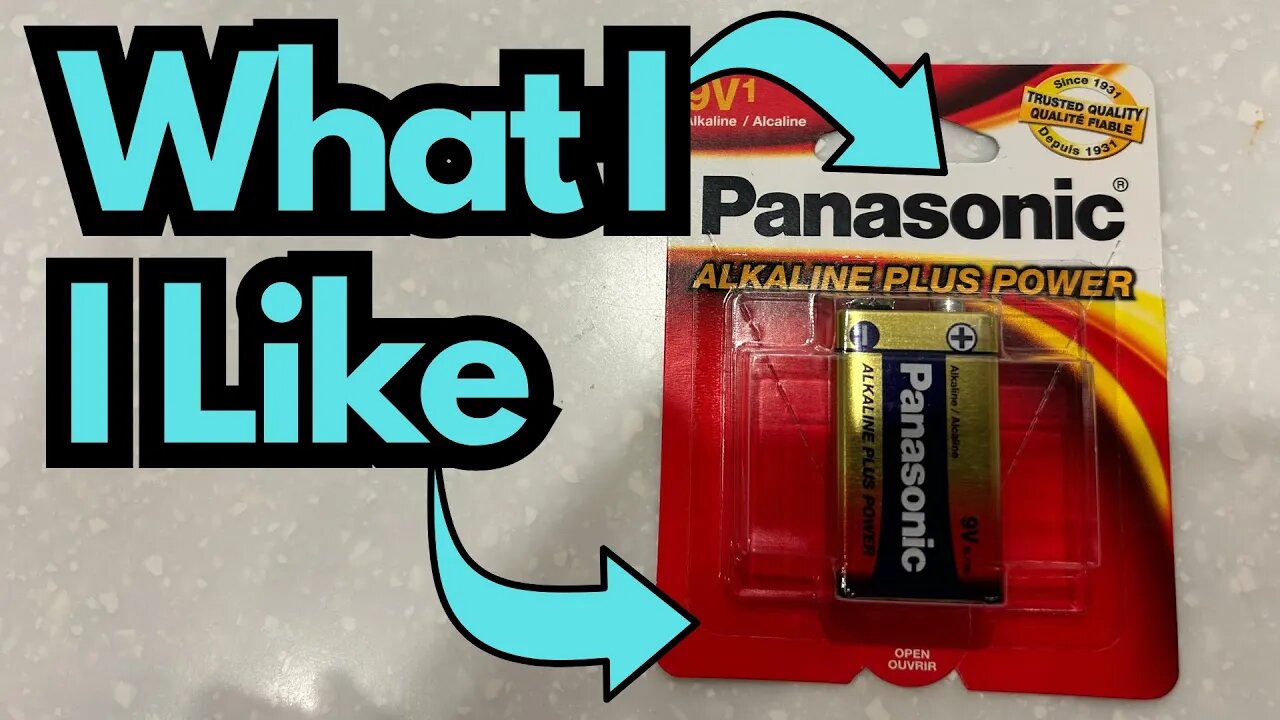 Panasonic 9V Batteries - For Guitar Pedals and my Guitar...