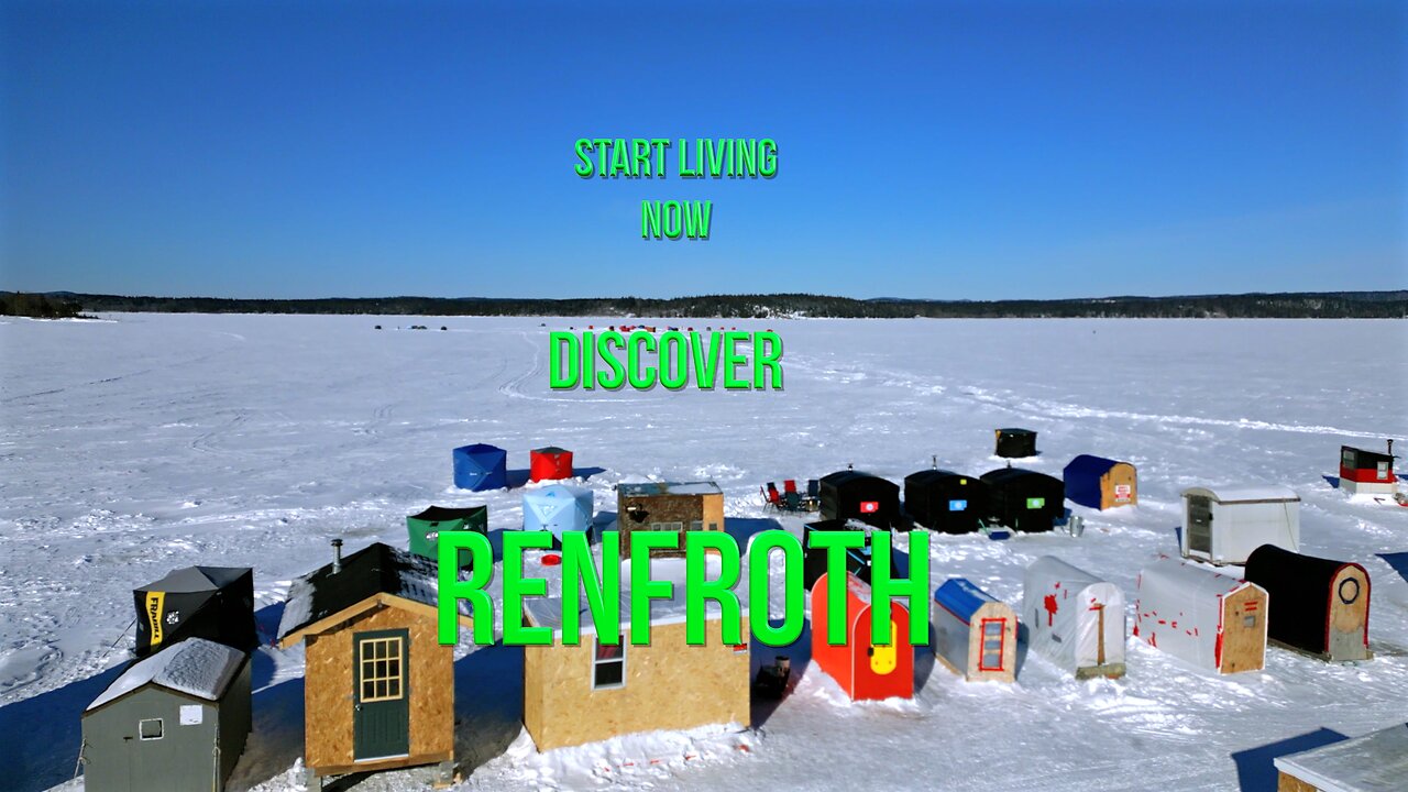 Winter on the Kennebecasis River: Renforth Wharf, Ice Fishing & History in Rothesay, NB @DJI