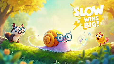 Snail Slides Ahead 🐌 | Chill Kids Song About Patience, Progress & Positivity