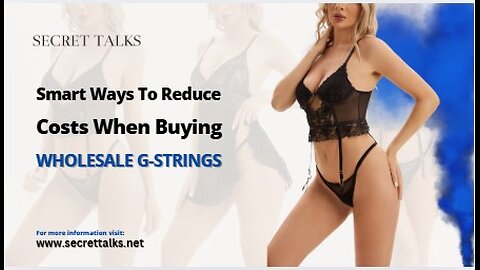 Smart Ways To Reduce Costs When Buying Wholesale G Strings