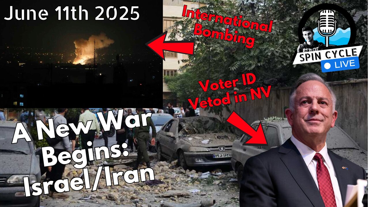 Middle East Tensions Soar: Trump’s Peace Plan Tested. Spin Cycle LIVE! 6/13/25