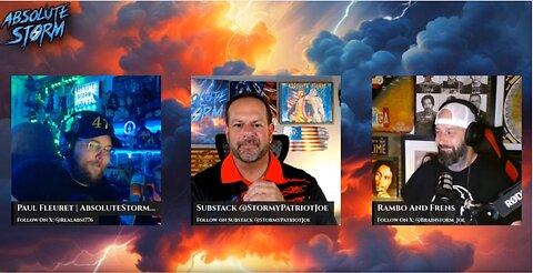 Joe Rambo w/ Stormy Patriot Joe & Abs1776: Scare Event + Trump Card + Net Paused + On The Clock + PP!!!