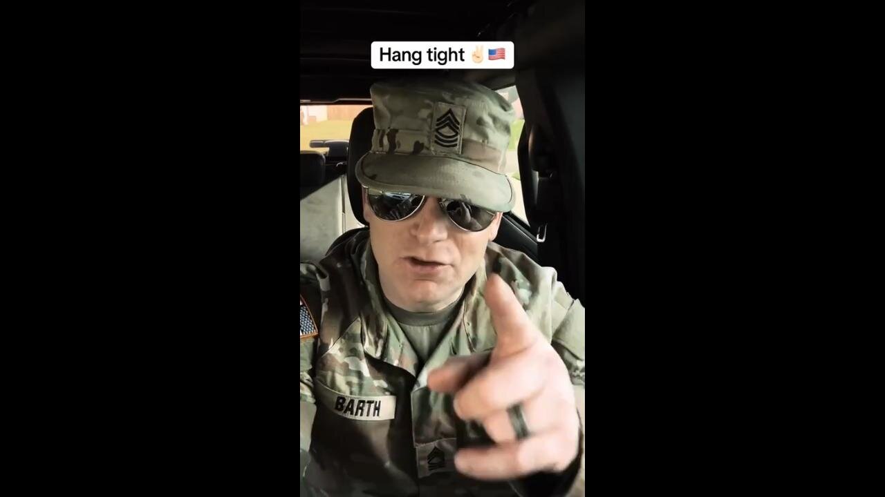 🇺🇸 ❤️ U.S. Army Soldier Barth: "Hey... It's going to be okay. Promise you."