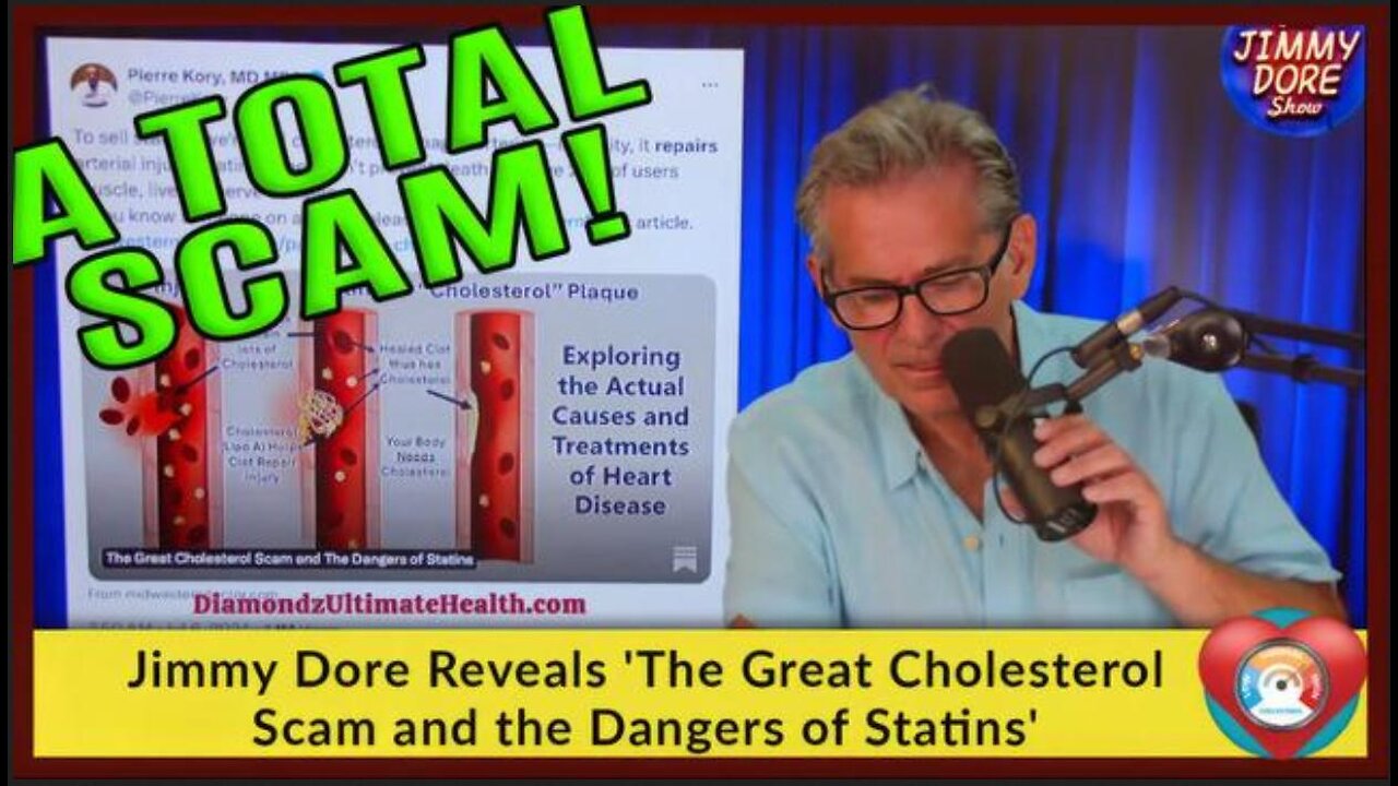 'The Great Cholesterol Scam & Dangers of Statins' ⚕️ ❤️ The Jimmy Dore Show