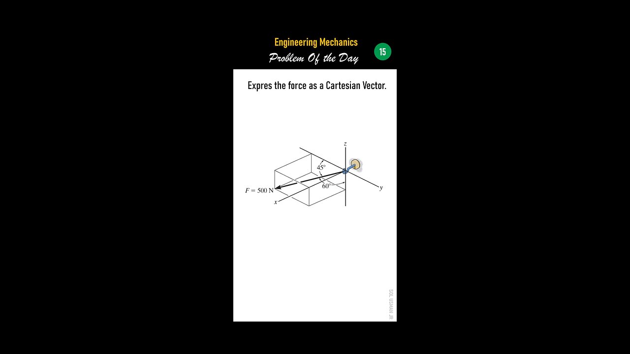 Mechanics of Statics - Problem of the Day 15