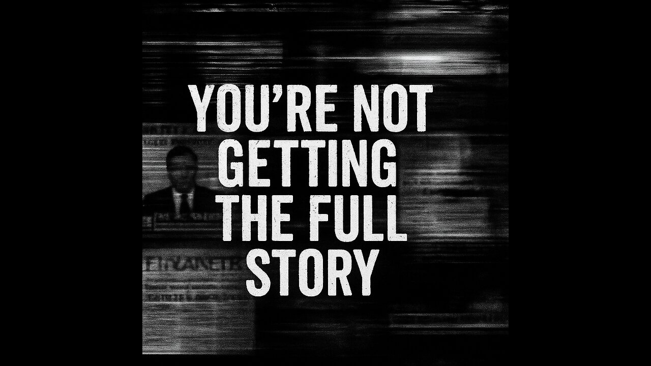 AD dont trust the MAIN STREAM MEDIA