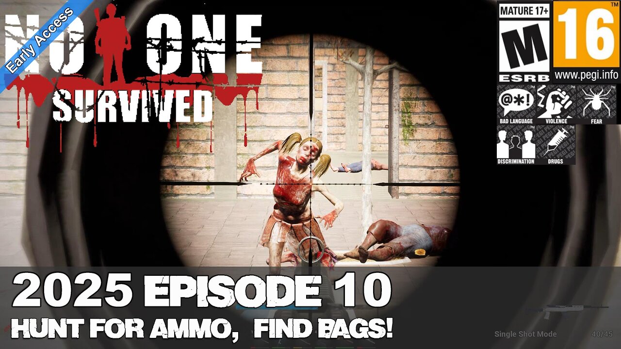 No One Survived SP (2025 Episode 10) Hunt for Ammo, Find Bags!