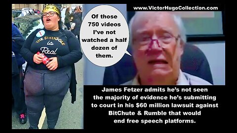 Jim Fetzer Claims Rumble BitChute Altered Algorithms In Favor Of Victor Hugo Admits Video Ignorance