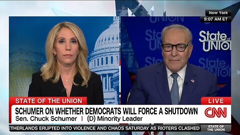 Sen Schumer Tries To Brand A Possible Dem Govt Shutdown As The Trump Shutdown