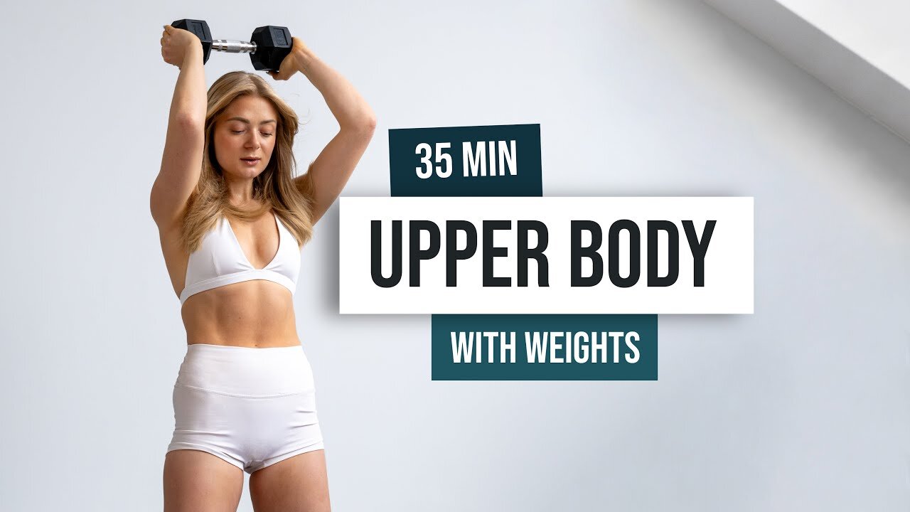 Day 10: 35 Min total upper body workout - with weight ( HIIT IT HARD - the comeback)