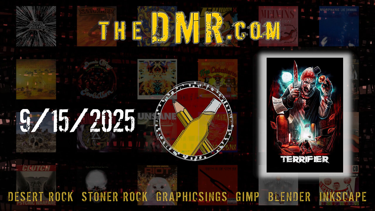 DMR Live 9/15/2025: Desert Rock & Adjacent Cool Tunes + Graphicsing