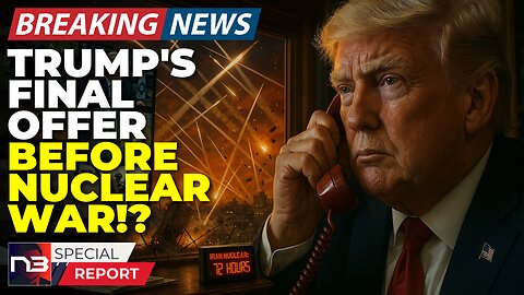 🚨BREAKING: Trump Says Iran Has One Choice Left - His Next Move Could Start WW3 Or Peace
