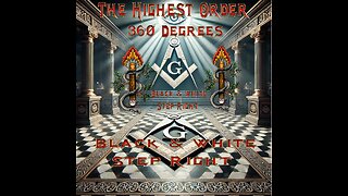 FREEMASONS: CHECKBOARD FLOOR - BLACK & WHITE STEP RIGHT!