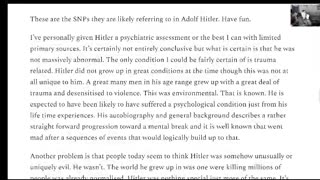 Hitler's DNA: The truth no one will tell you except me. First reported here.