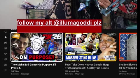 reacting to yt videos