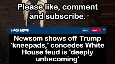 Gavin Newsom Brought… Knee Pads to Davos