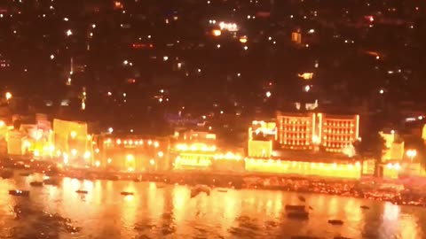 Dev Deepawali Varanasi Drone View ✨ | Banaras Ghats Lit Up | TravelwithSaave