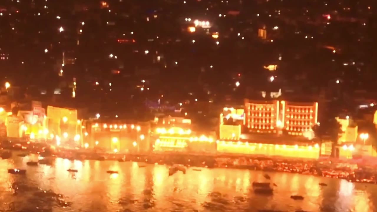 Dev Deepawali Varanasi Drone View ✨ | Banaras Ghats Lit Up | TravelwithSaave