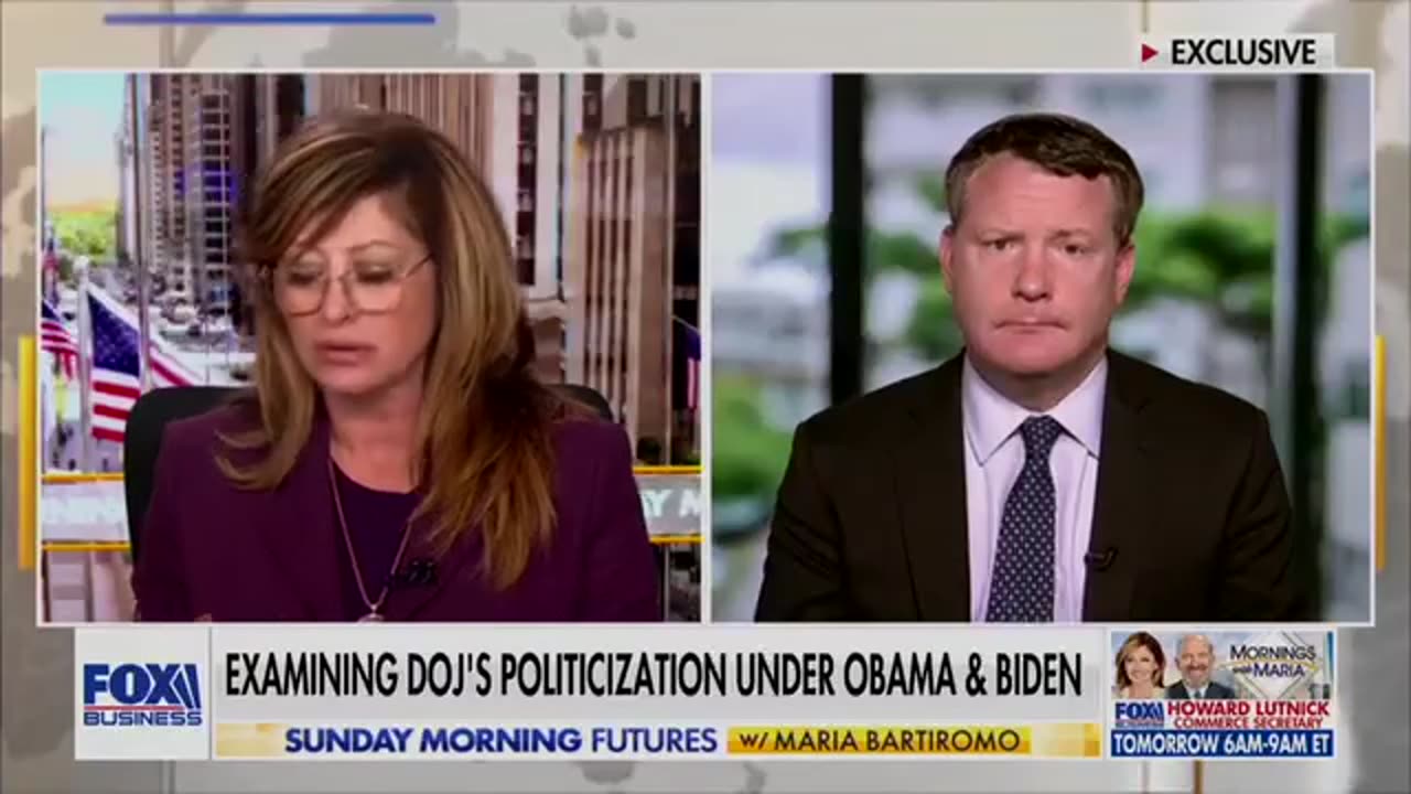 Mike Davis To Maria Bartiromo: James Comey lied to Congress, and Lindsey Halligan Has The Evidence.