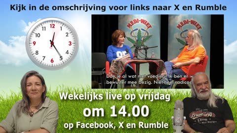 Iedere vrijdag om 14.00 gaan we live!