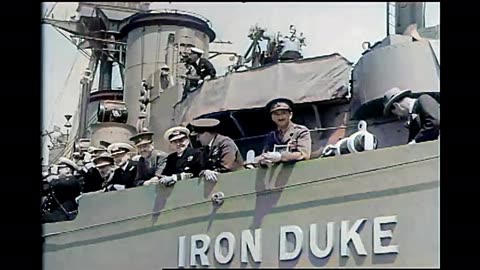 HMS Iron Duke firing its 13.5-inch main guns. True Sound as recorded in 1930.